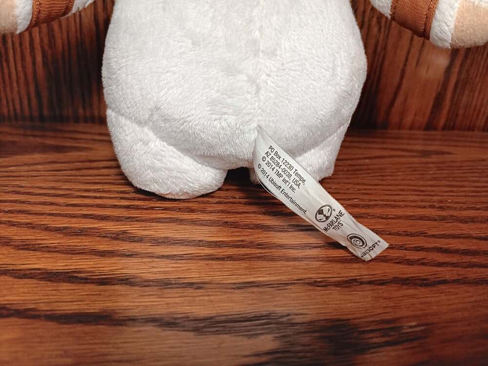 2014 Ubisoft Rabbids Invasion 11" Loco Libre Wrestler Rabbit Plush RARE - Picture 5 of 5